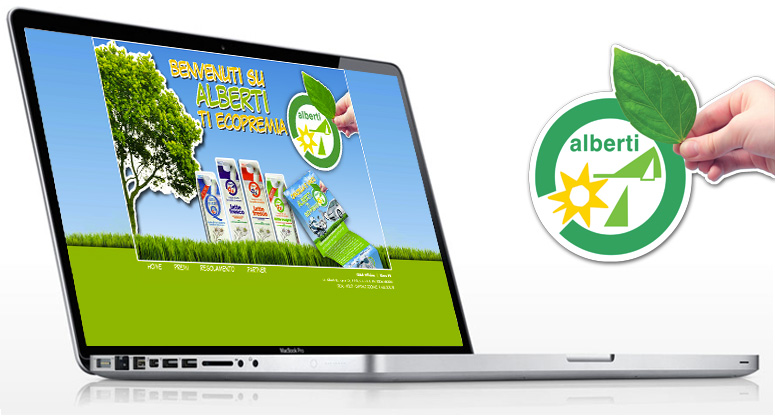 home page sito web ecoalberti