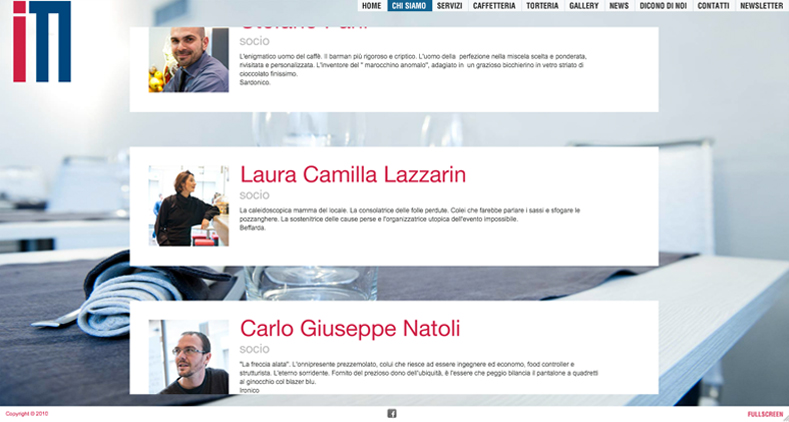 pagina interna del sito web ingrossominuto sezione chi siamo