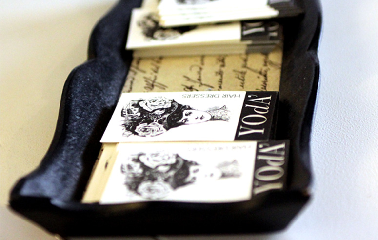 biglietti da visista fronte e retro